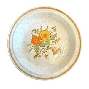 Vintage JCPenney Floral 5-Piece Salad Plates Set Japan Dishwasher Safe